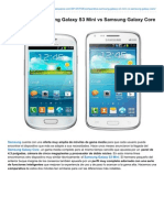 Comparativa Samsung Galaxy S3 Mini vs Samsung Galaxy Core