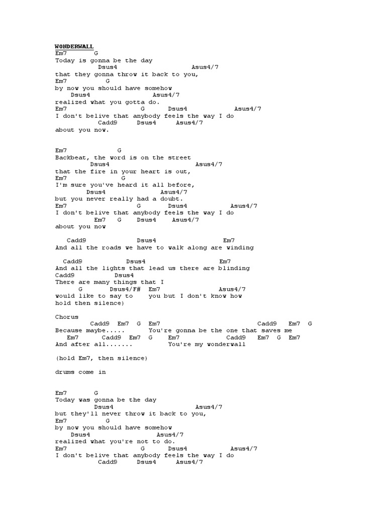 Canciones Guitarra Song Structure