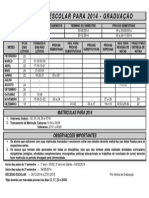 Calendário Da Universidade