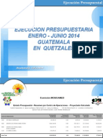 21 Ejecucion Junio 2014 (Gt) Quetzales