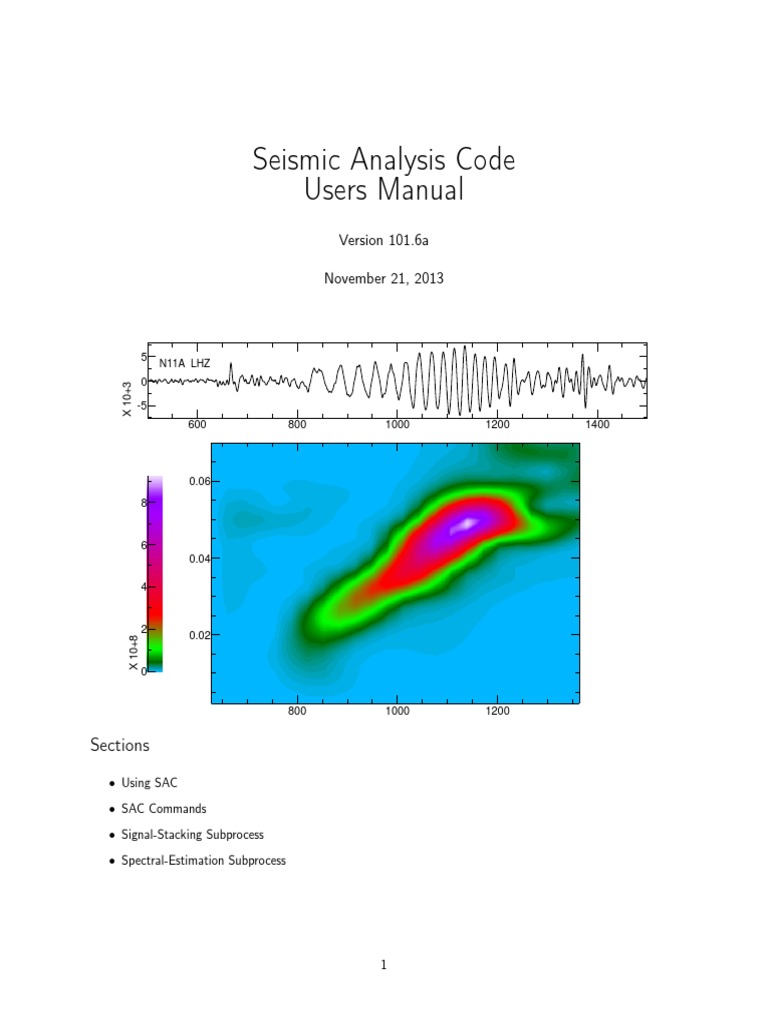 SAC Users Manual Version 101.6a | PDF | Software | Computing And ...