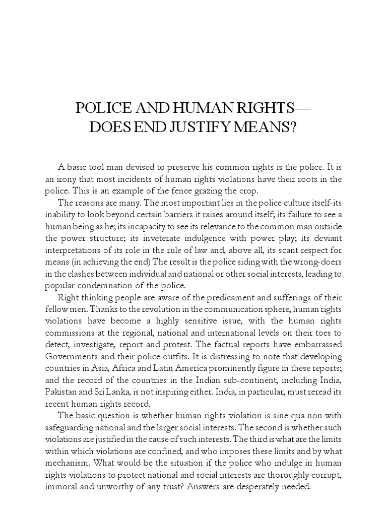 Police Culture and Human Rights Violations | PDF | Police | Human Rights