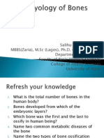 Embryology of Bones MUSCULOSKELETAL