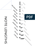 Musical Note Lengths