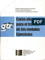 GTZ Curso Elemental. Trabajo de Metales.ejercicios.