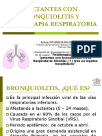 Lactantes Con Bronquiolitis y Fisioterapia Respiratoria