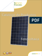 110509 Catalogo Español Fotovoltaica