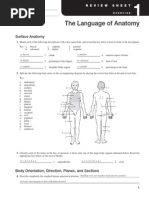 Download Exercise 1 Language of Anatomy by maniz442 SN235414520 doc pdf