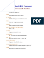 MVS and JES2 Command Cheat Sheet