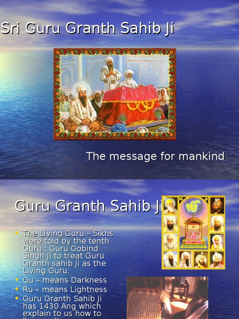Sri Guru Granth Sahib Ji | PDF | Religion & Spirituality