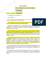 DeCRETO SUPREMO N. 009-2005-TR. - Reglamento de Seguridad y Salud en El Trabajo