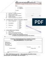 30 Formulir Pendaftaran Siswa Baru