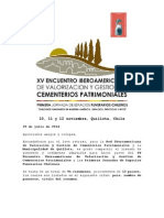 Circular 002 Ponentes y Resúmenes Aceptados XV Encuentro Iberoamericano