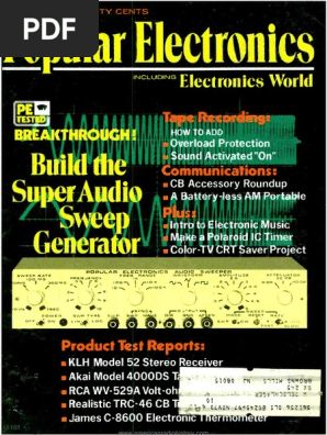 Pe - 1973-10 | PDF | Loudspeaker | Equalization (Audio)
