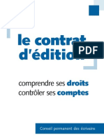 contrats editions
