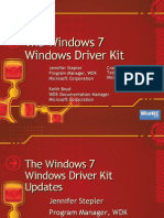 The Windows 7 Windows Driver Kit