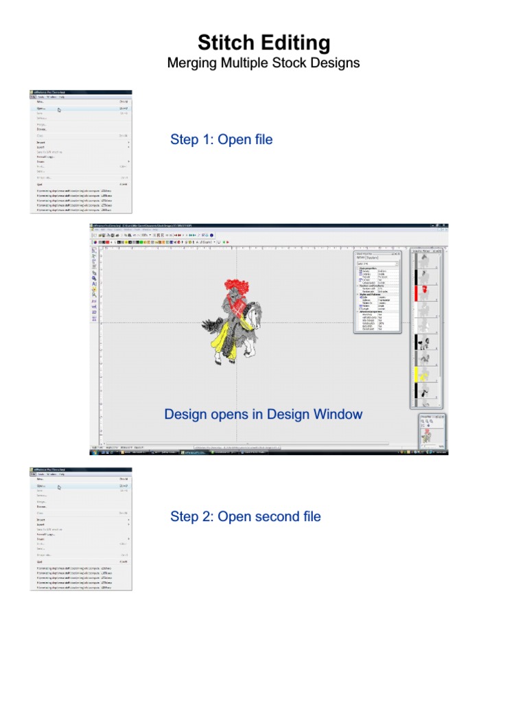 Wings Expanded Stitch Editing | PDF