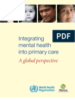 WHO Report Integrating MH into Primary Health Care