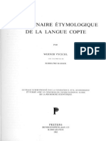 Dictionnaire Etymologique de La Langue Copte