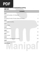 MBA-Financial and Management Accounting