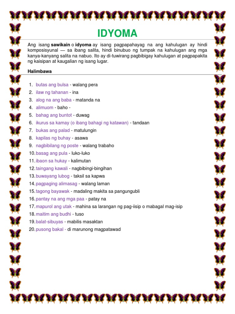 Idyoma Pdf
