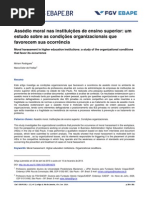 Assédio Moral Nas Instituições de Ensino Superior