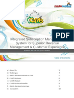 Integrated Subscription Management System For Superior Revenue Management & Customer Experience