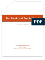 The Finality of Prophethood by Syed Abul A'la Maududi