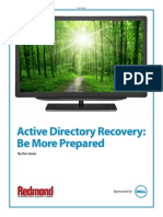 Active Direcotry Recover Be More Prepared_0