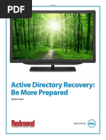 Active Direcotry Recover Be More Prepared_0