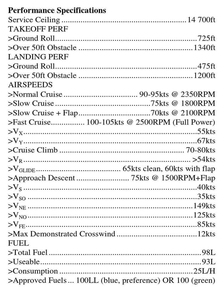 C152 Checklist Flap (Aeronautics) Brake