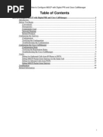 How To Configure MGCP With Digital Pri and Cisco Callmanager............................................................ 1