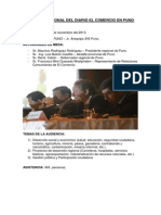 Audiencia regional de Puno aborda desarrollo, proyectos estatales y participación ciudadana