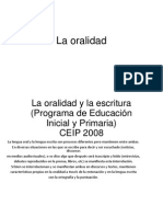 La Oralidad