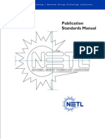 Publication Standards Manual: U.S. Department of Energy !national Energy Technology Laboratory