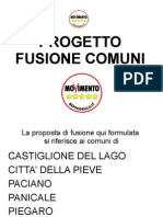 Presentazione Fusione Comuni