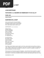 Download Gaspard de la nuitFantaisies a la maniere de Rembrandt et de Callot by Bertrand Aloysius 1807-1841 by Gutenbergorg SN2354534 doc pdf