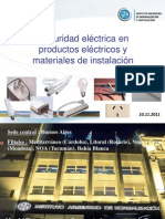 Etiquetado de Seguridad Electrica en Productos Electricos y Materiales de Instalacion