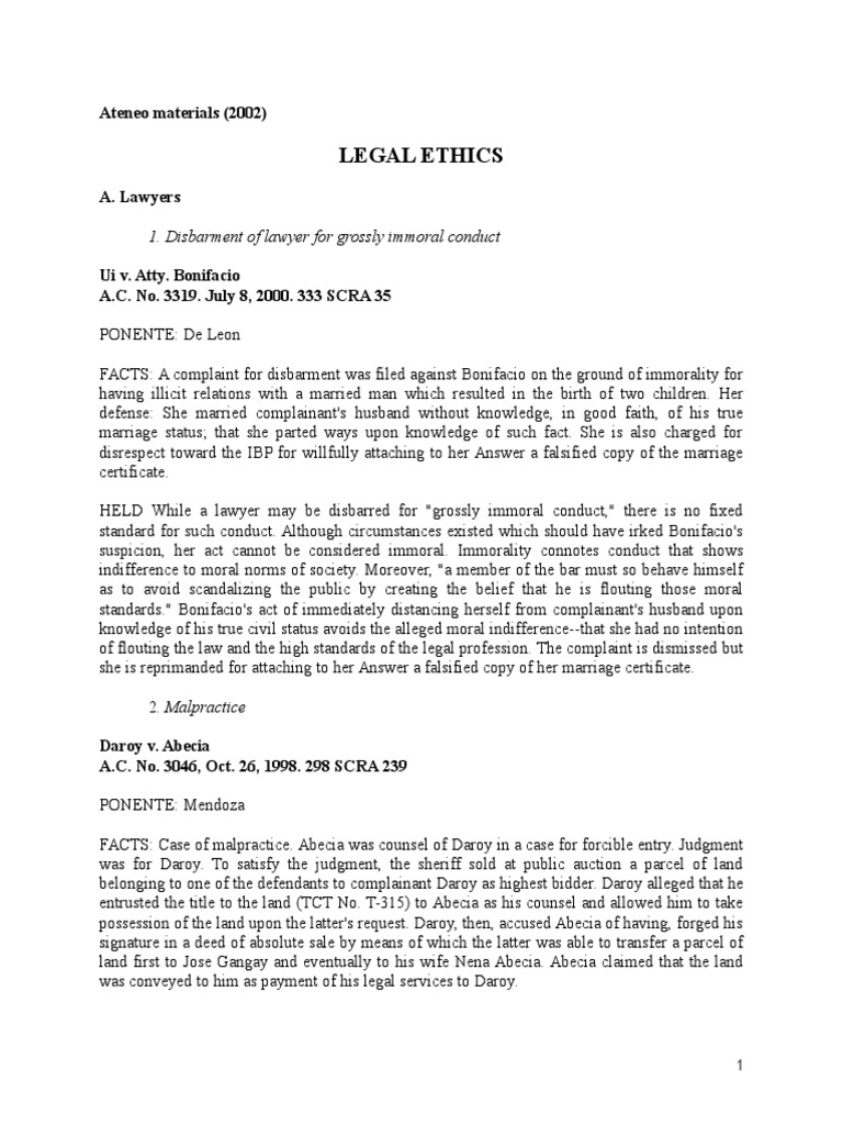 Cases Common Law Justice