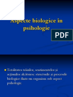 Aspecte Biologice În Psihologie Curs 01