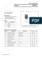 High-Power NPN Transistor Specification
