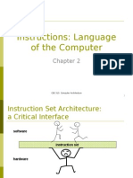 Instructions: Language of The Computer