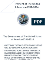 The Government of The United States of America-1781-2014-Nationality