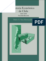 Pedro A. Vera Hormazbal - Historia economica de Chile 1918-1939