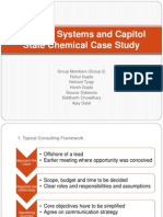 Superior Systems and Capitol State Chemical Case Study - Group 2