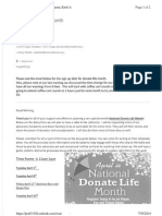 donate life month emails