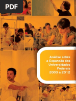 Analise Expansao Universidade Federais 2003 2012