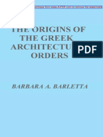 The Origins of The Greek Architectural Orders - (Malestrom)