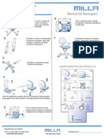 Manuais - Linha Secretaria - Web - Microsoft Word - Cadeira SECRETARIA Back System Bra o T Fixo