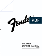 Fender The Twin Manual